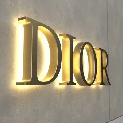 Enerji tasarrufu LED kanal harf işaretleri 12VDC Dışarıda LED harfler aydınlatma