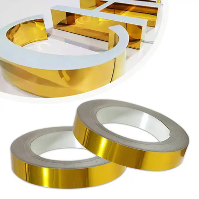 40 mm Çizgi Kanal Mektup Bobin Çubuk Altın Kanalüm İşaretleri