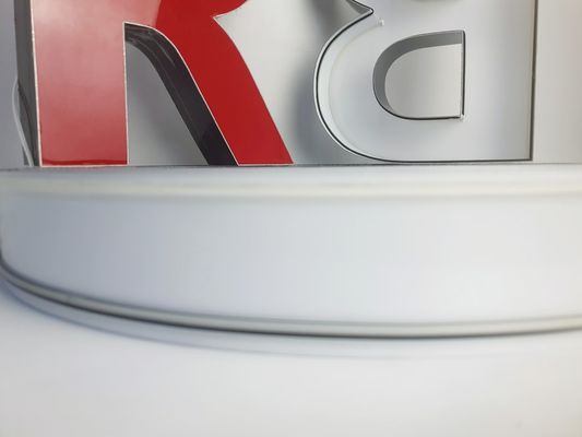 Genişliği 30mm Kanalüme Harfler İşaretler İçin Özelleştirilebilir Düzeltme Kapağı