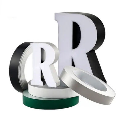 T3 - T8 Çizgisiz Kanal Mektup Bobini 50m 100m Her rulo için Alüminyum Kanal Mektup Bobini