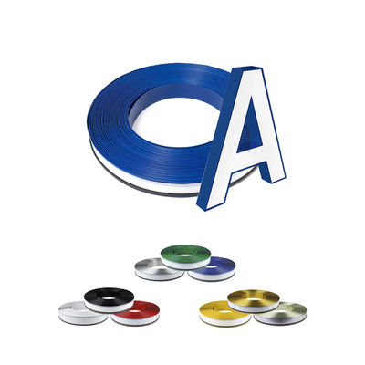 Perforasyonlu Alüminyum Channel Letter Trim Cap Alüminyum Channelume Şerit