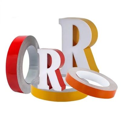 PVDF kaplı yüzey genişliği 20mm-1400mm ile alüminyum kanal mektup bobini