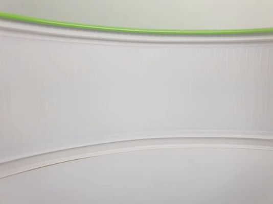 Yeşil Renk Alüminyum Trim Cap Rolls Alüminyum Sertlik El Bükme Yöntemi 50M Uzunluk