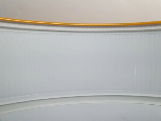 Sarı Alüminyum Kanal Mektubu 70mm Genişliğiyle Alüminyum Çizgi Kapak