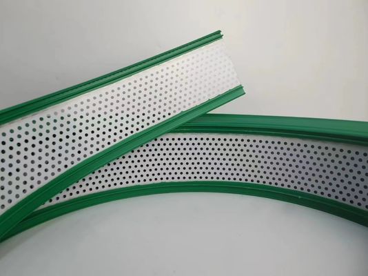 Yeşil Renk Çukurlu Alüminyum Düz Kapak El Bükülmüş 50M Alüminyum Alaşım Bobine ile Roll