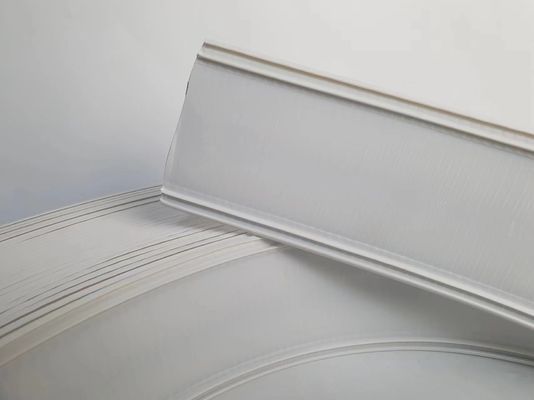 El bükme Plastik Alüminyum Trim Kapak Bobin Beyaz 68MM 70MM 76MM 93MM