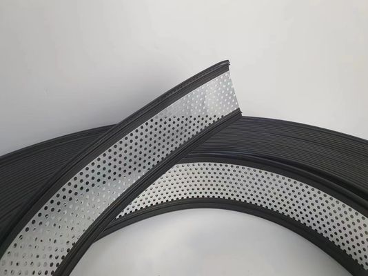 Renkli Kauçuk Trim Cap Alaşım Bobin J Tipi Trim Cap Roll Siyah Renkli İşaret Çözümü