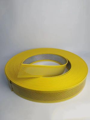 Kauçuk Kapak Alüminyum Kapak Kapak Sarı Renkler Geniş Seçim Eğilmek Kolay Kanal Mektup Kenarları