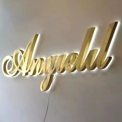 12V Giriş Voltaj Arkaplan Işıklı Mektuplar İşaretler Işıklı Mektup İşaretleri Reklam