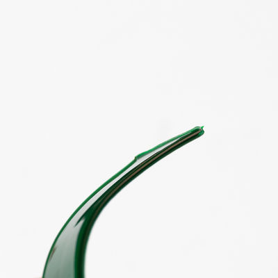 Karton başına 10 rulo Plastik Kapak Yeşil Kanal Mektup Kenarı Esnek